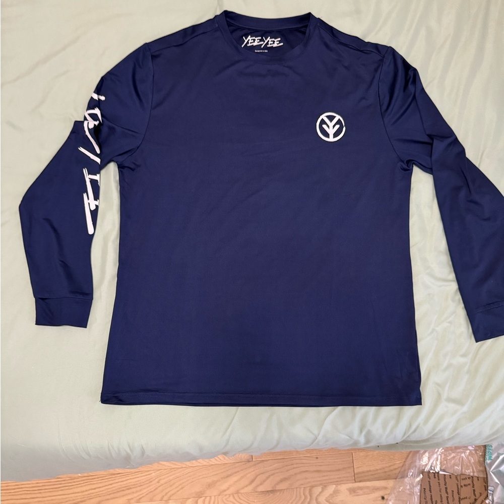 YeeYee - Navy Blue Men's Fishing Shirt